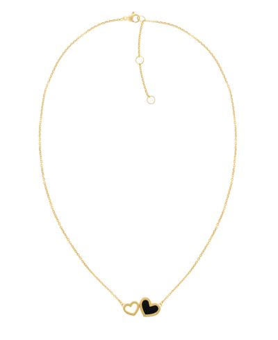Подвеска Tommy Hilfiger Enamel Heart 18K Carnation Gold Plated