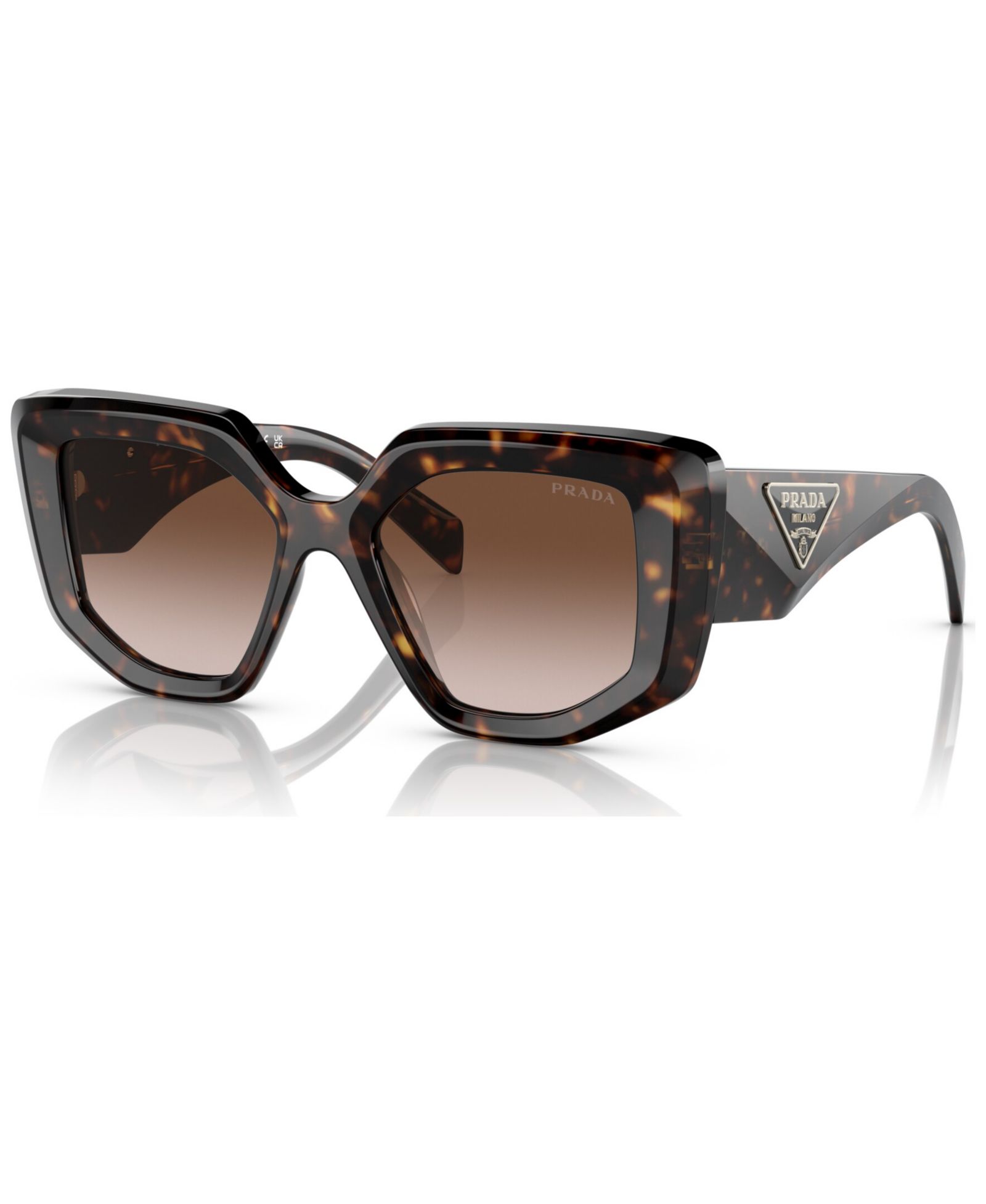PRADA солнцезащитные очки Prada Symbole Rectangular, PR 14ZS
