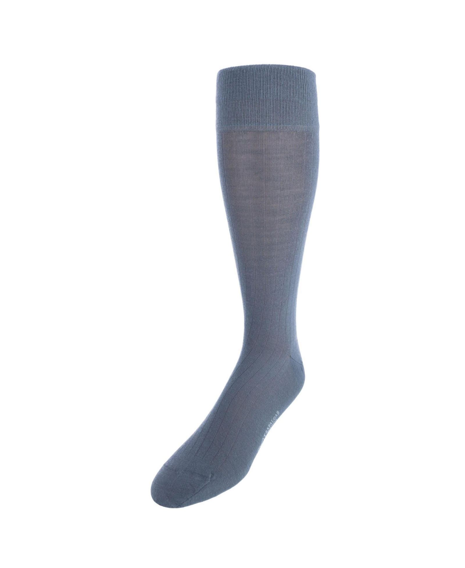 TRAFALGAR Men's Sutton Fine Merino Wool Solid Color Ribbed Socks