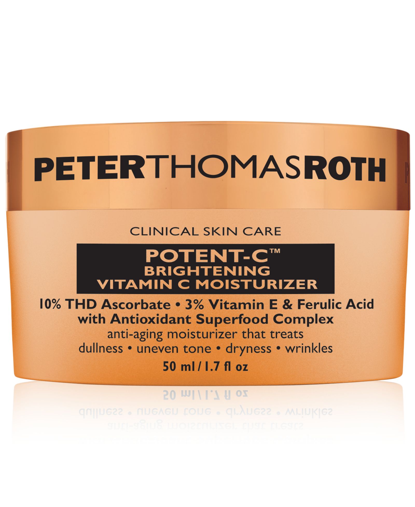 Увлажняющий крем Peter Thomas Roth Potent-C Brightening Vitamin C, 1.7 oz.