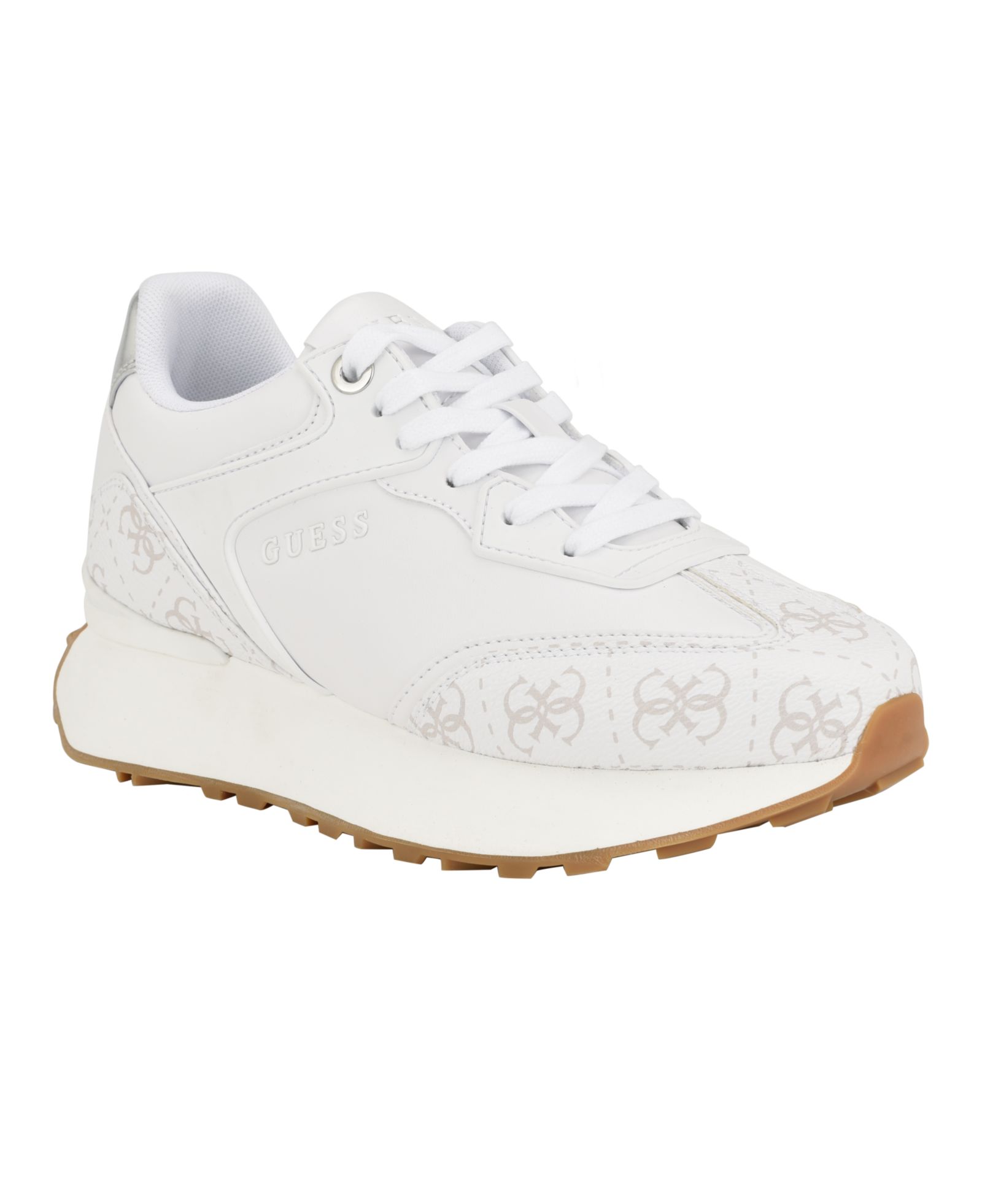 GUESS Women's Luchia Fashion Forward Chunky Bottom Sneakers