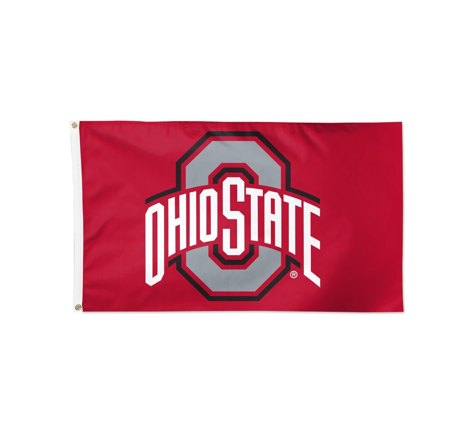 Флаг Wincraft Ohio State Buckeyes 3' x 5' Primary Logo Single-Sided