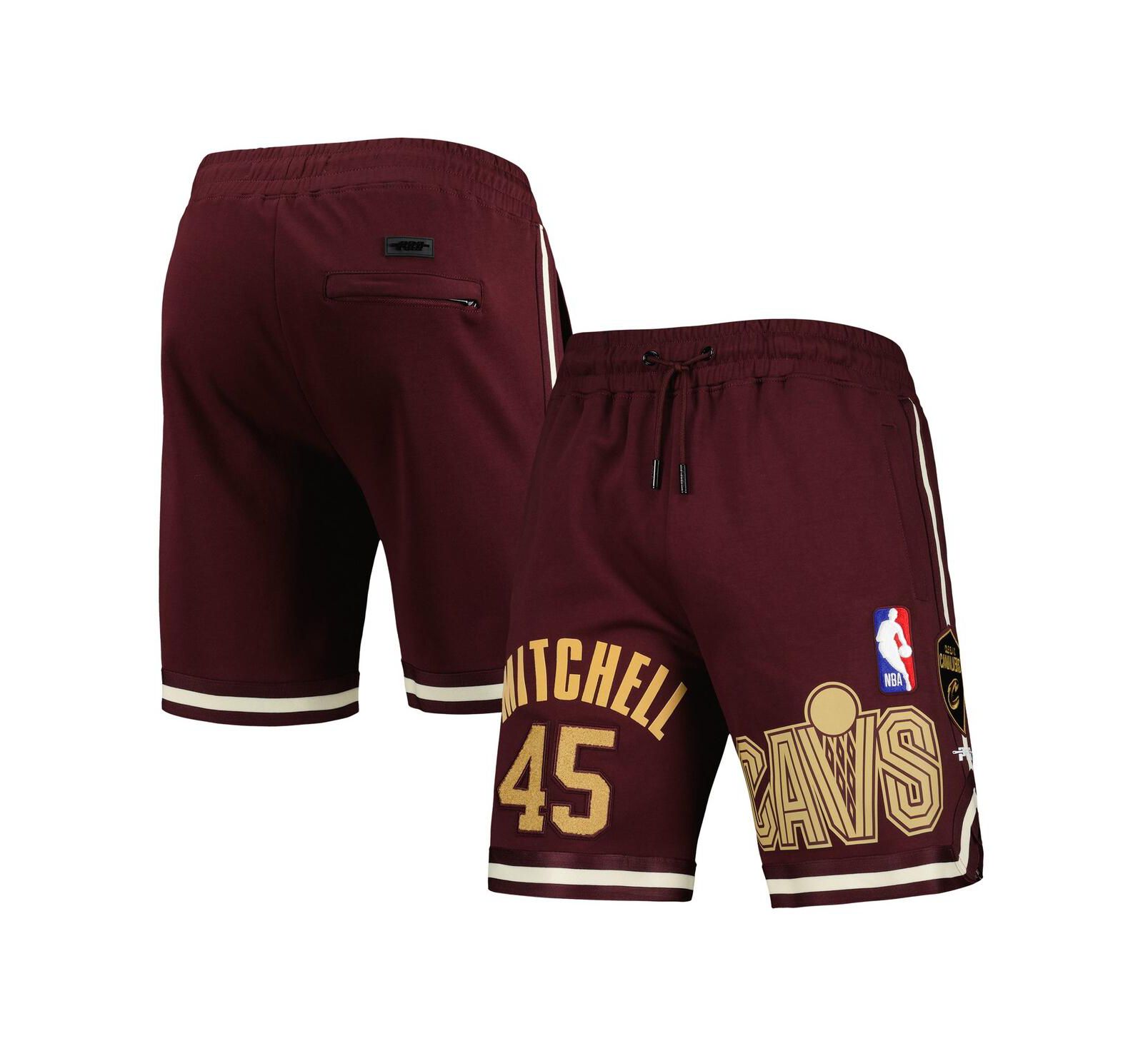 Men's Pro Standard Donovan Mitchell Wine Cleveland Cavaliers Player Replica Shorts