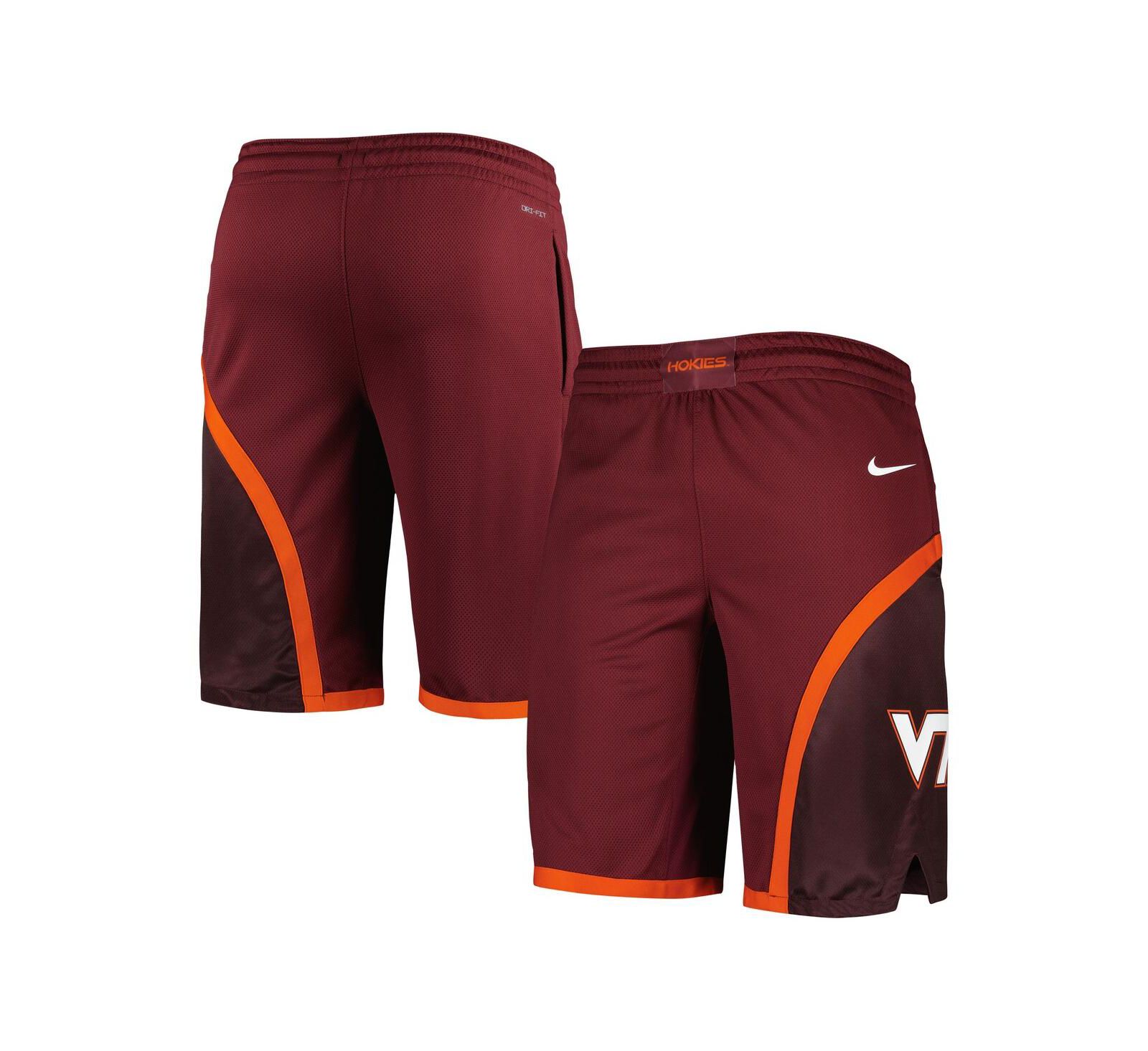 Men's Nike Maroon Virginia Tech Hokies Replica Performance Basketball Shorts