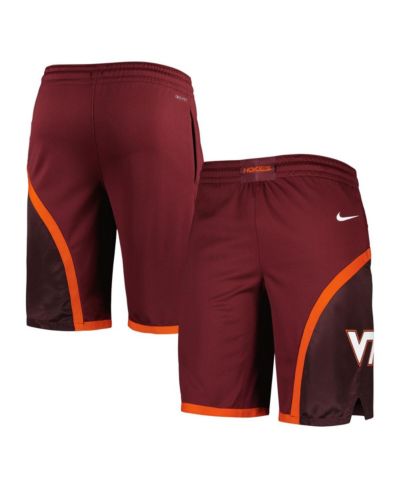 Мужские баскетбольные шорты Nike Virginia Tech Hokies Replica Performance, бордовые