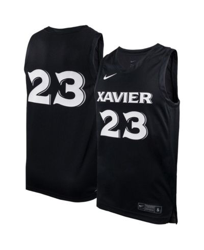 Мужская баскетбольная джерси Nike #23 Black Xavier Musketeers Replica