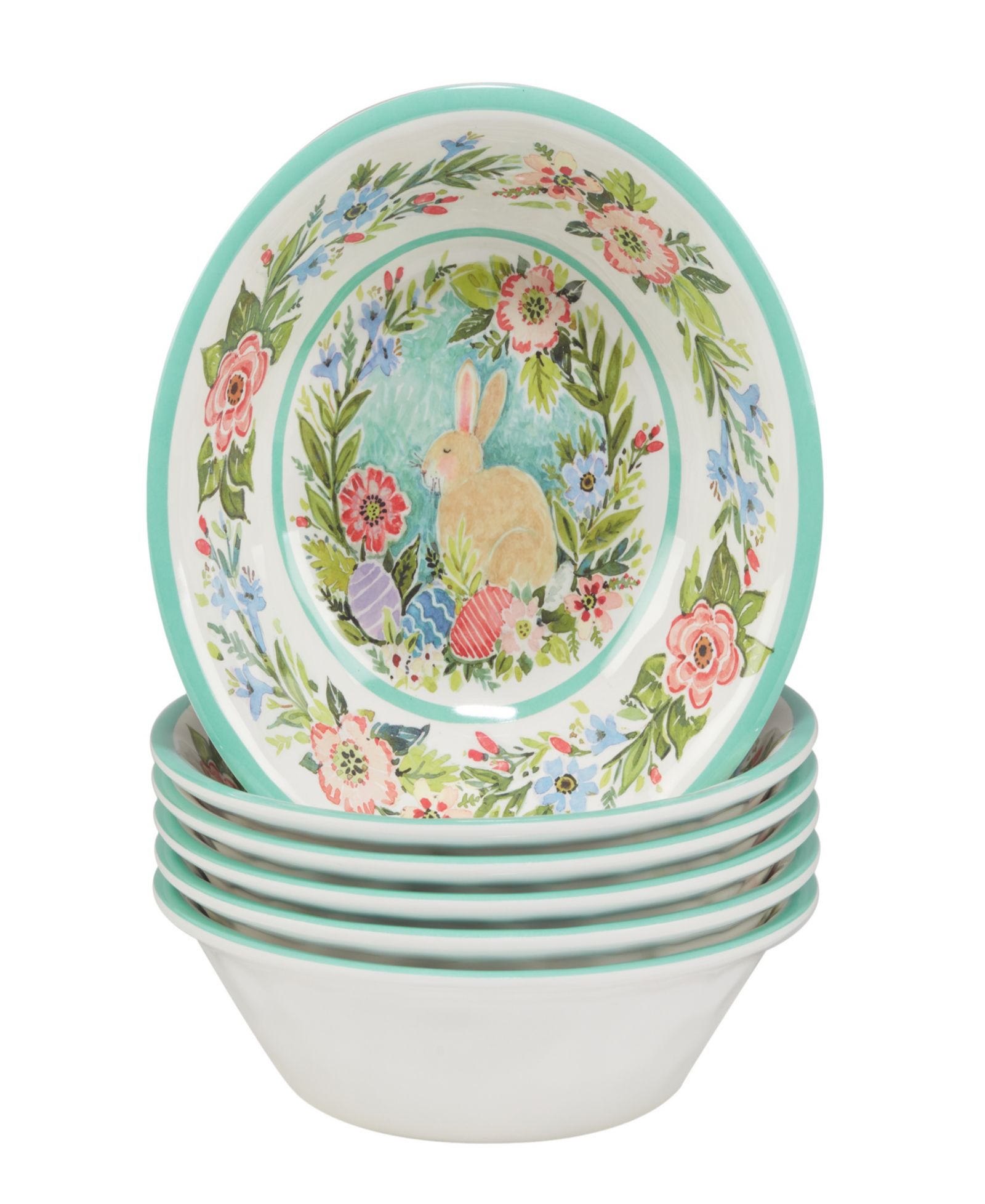 Набор мисонок Certified International Joy of Easter Melamine, 6 шт