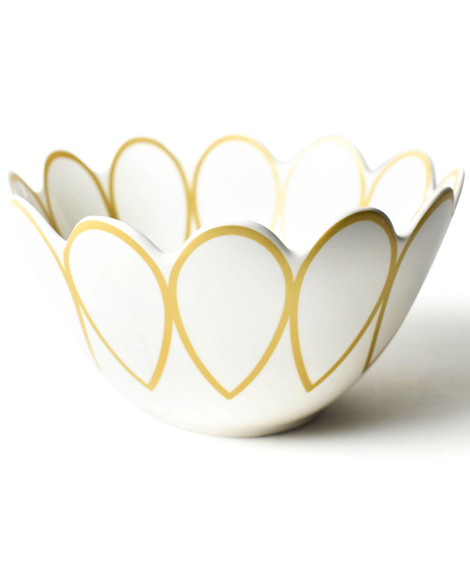 Декоративная чаша Coton Colors by Laura Johnson Deco Gold Scallop