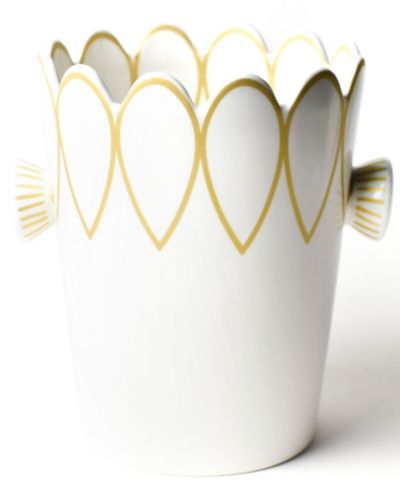 Ведерко для льда Coton Colors by Laura Johnson Deco Gold Scallop