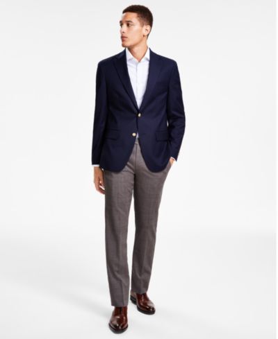 Мужской блейзер Tommy Hilfiger Modern-Fit Solid Navy