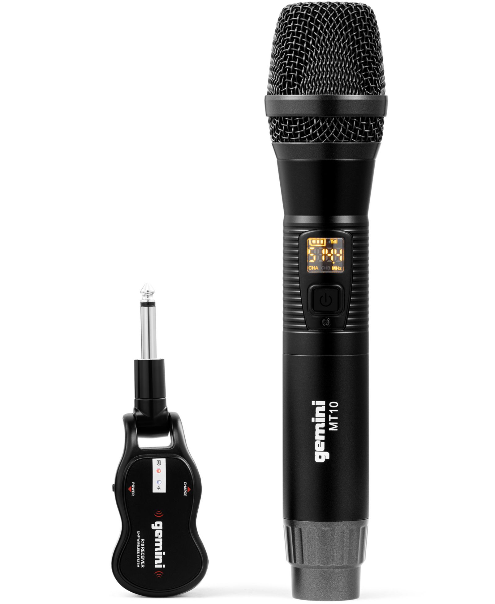 Gemini Gmu-M100 Wireless Handheld USB Rechargeable Microphone System