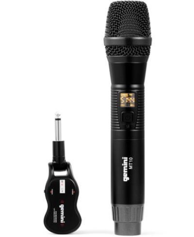 Gemini Gmu-M100 Wireless Handheld USB Rechargeable Microphone System
