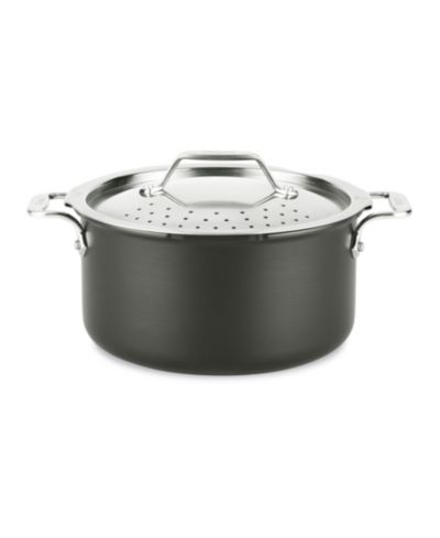 All-Clad многофункциональная кастрюля Simply Strain, алюминий Hard Anodized Non-stick, 6 Qt.