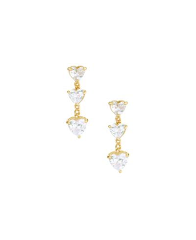 Серьги Ettika Queen of Hearts Cubic Zirconia