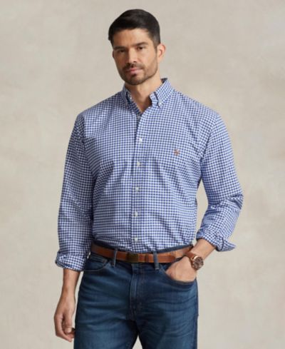 Мужская рубашка Polo Ralph Lauren Big & Tall из хлопка Oxford