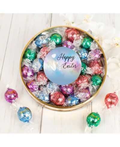 Just Candy подарочная жестяная банка с шоколадными трюфелями Lindor, 24 шт.