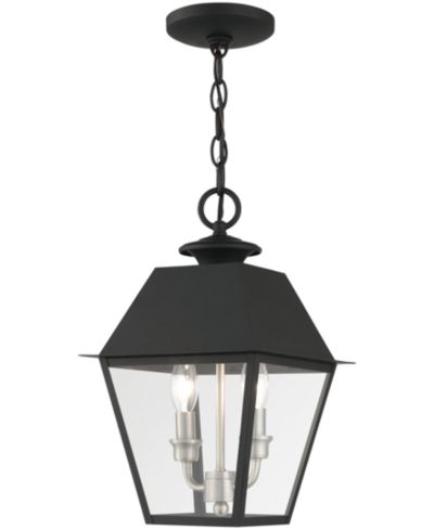 Livex Wentworth 2 Light Outdoor Pendant Lantern