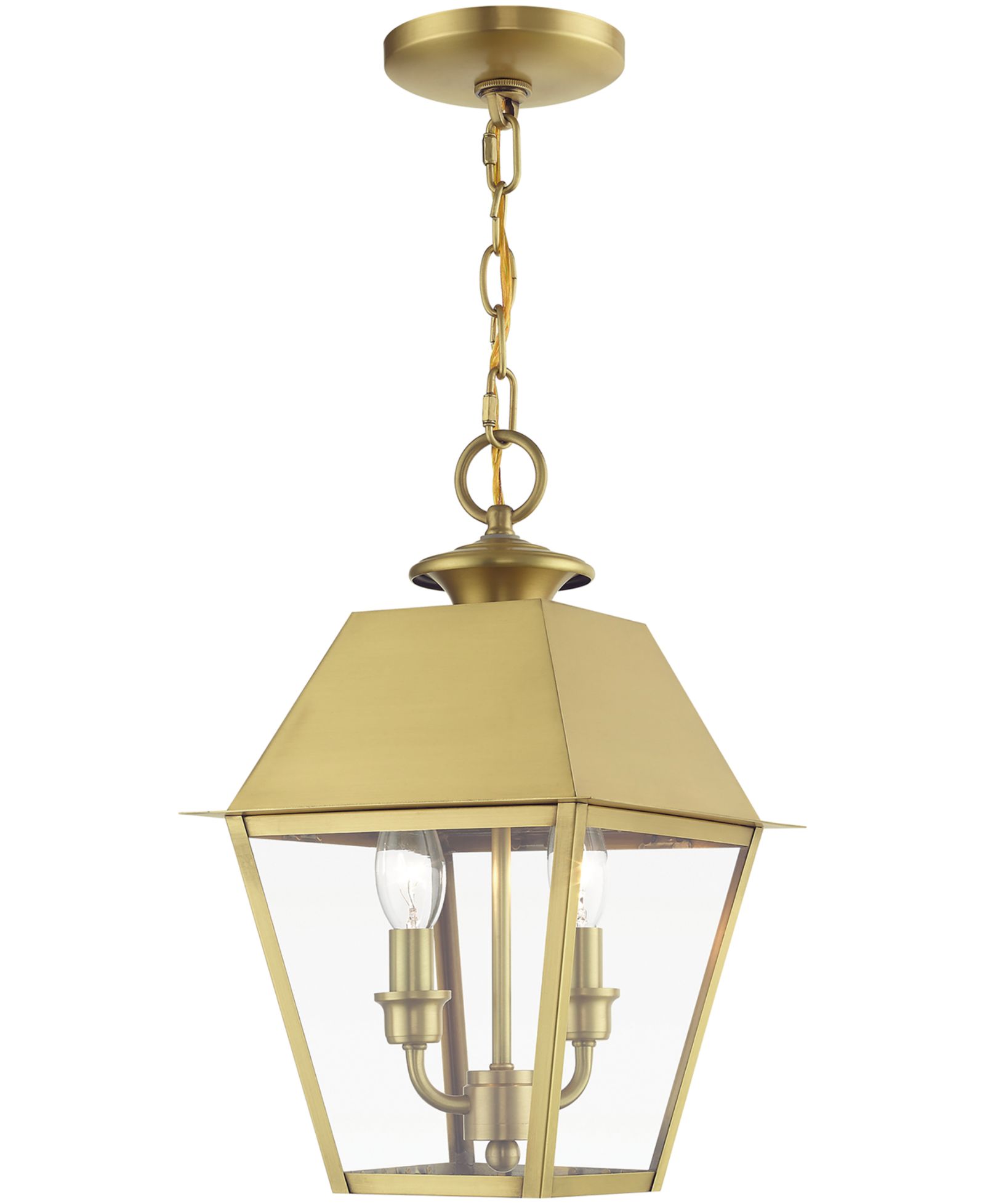 Подвесной уличный фонарь Livex Wentworth 2 Light Medium