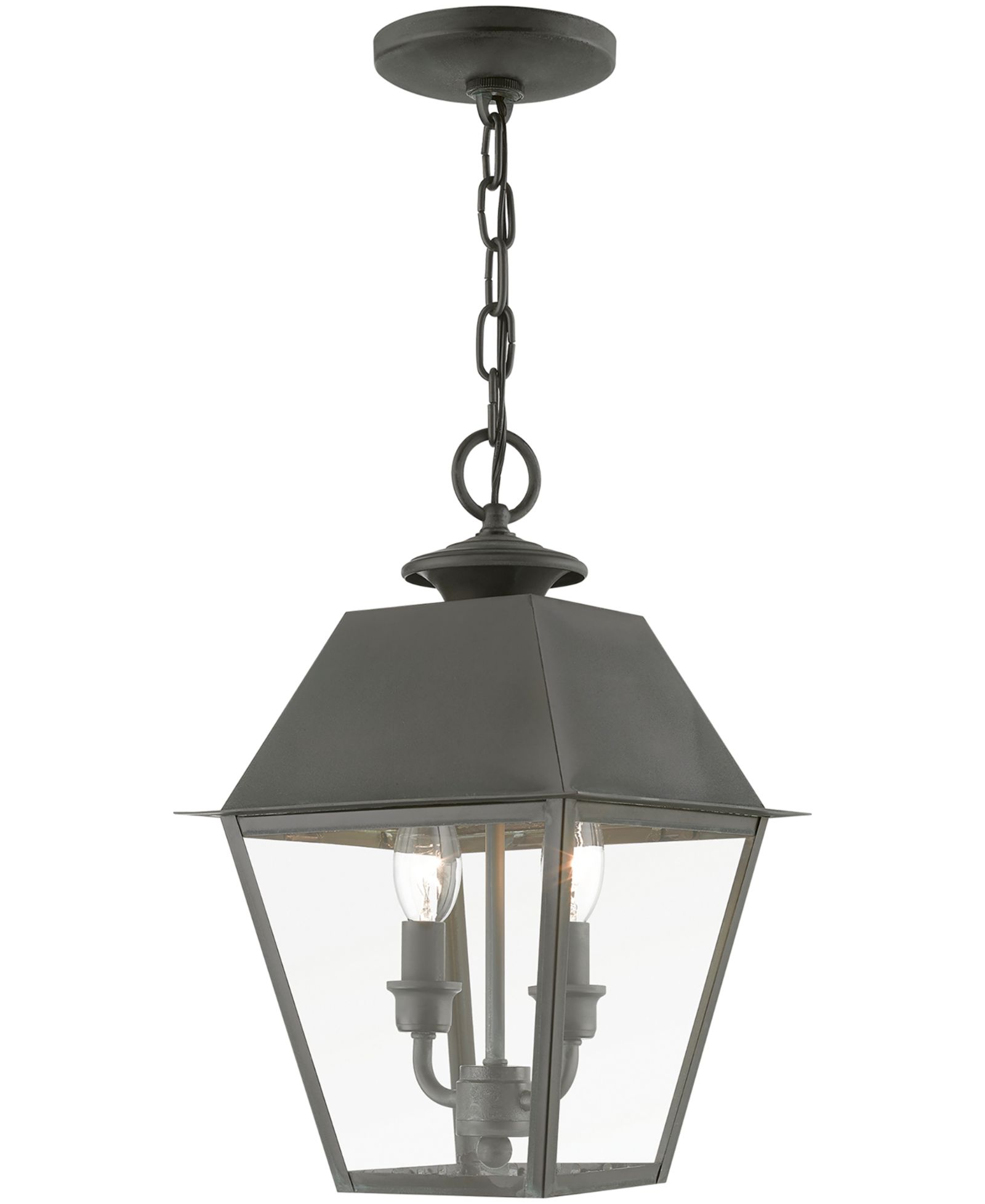 Подвесной фонарь Livex Wentworth 2 Light Outdoor Medium Pendant Lantern