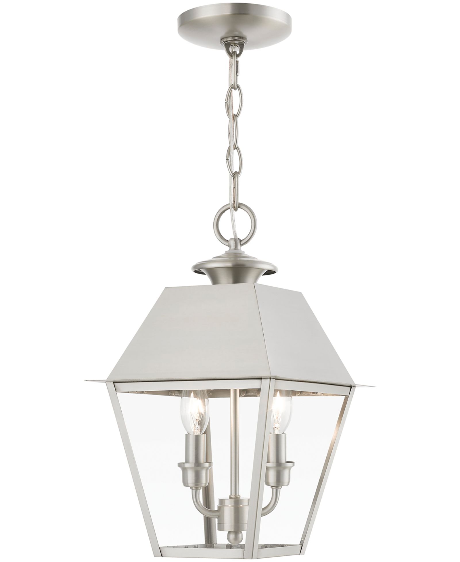 Livex Wentworth 2 Light Outdoor Medium Pendant Lantern
