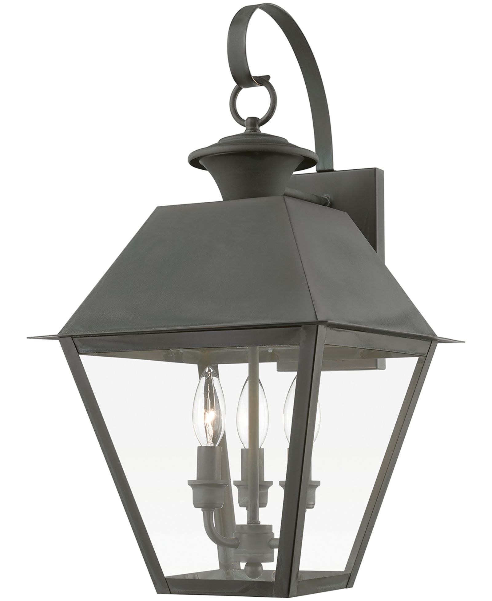 Уличный настенный фонарь Livex Wentworth 3 Light