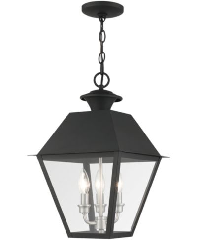 Подвесной уличный фонарь Livex Wentworth 3 Light