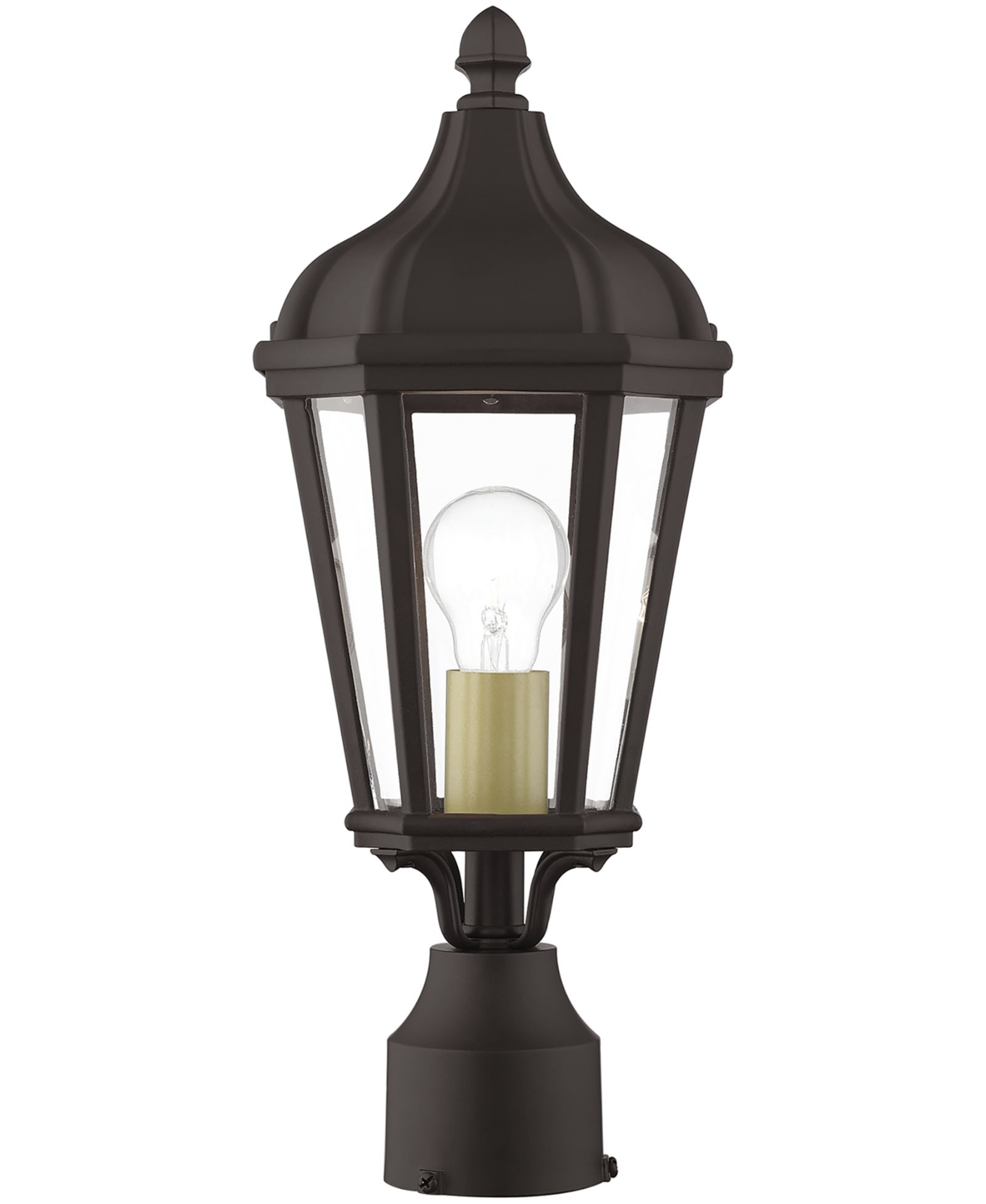 Livex Morgan 1 Light Outdoor Post Top Lantern