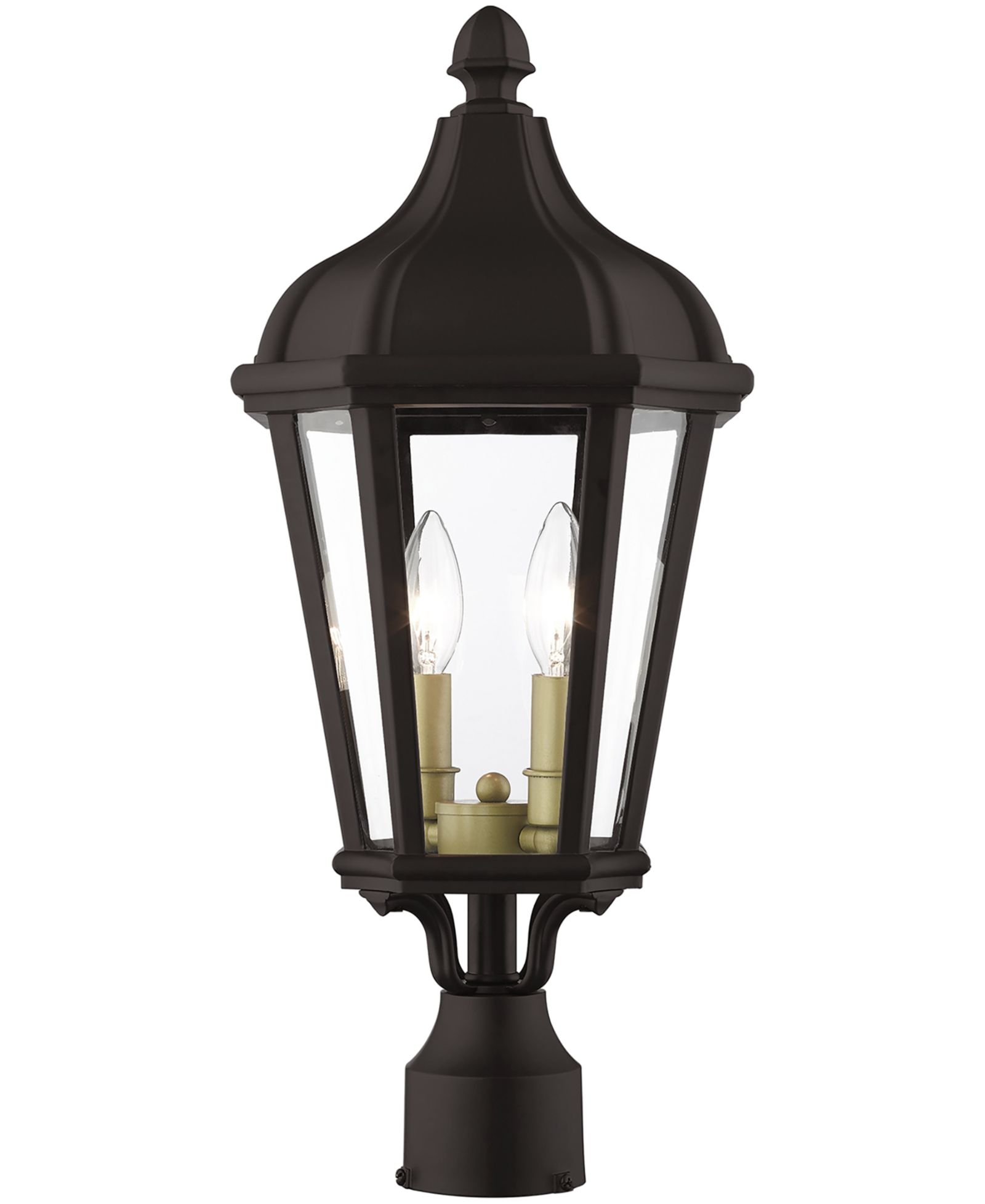 Livex Morgan 2 Light Outdoor Post Top Lantern