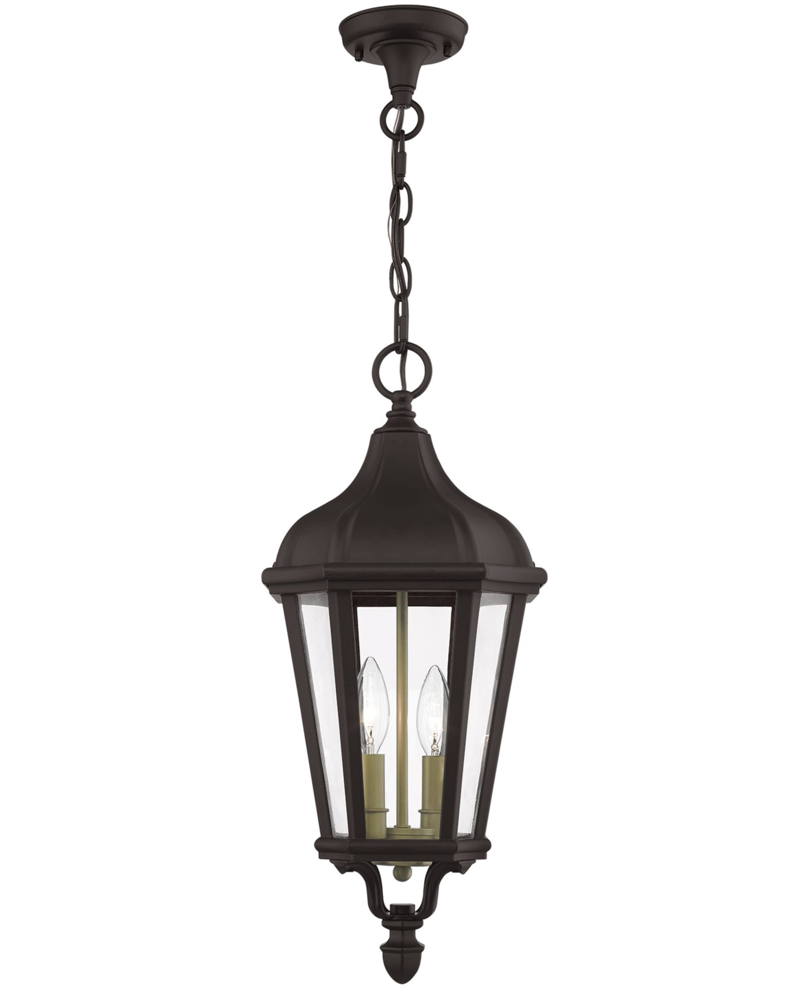 Livex Morgan 2 Light Outdoor Pendant Lantern
