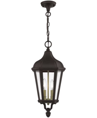 Livex Morgan 2 Light Outdoor Pendant Lantern