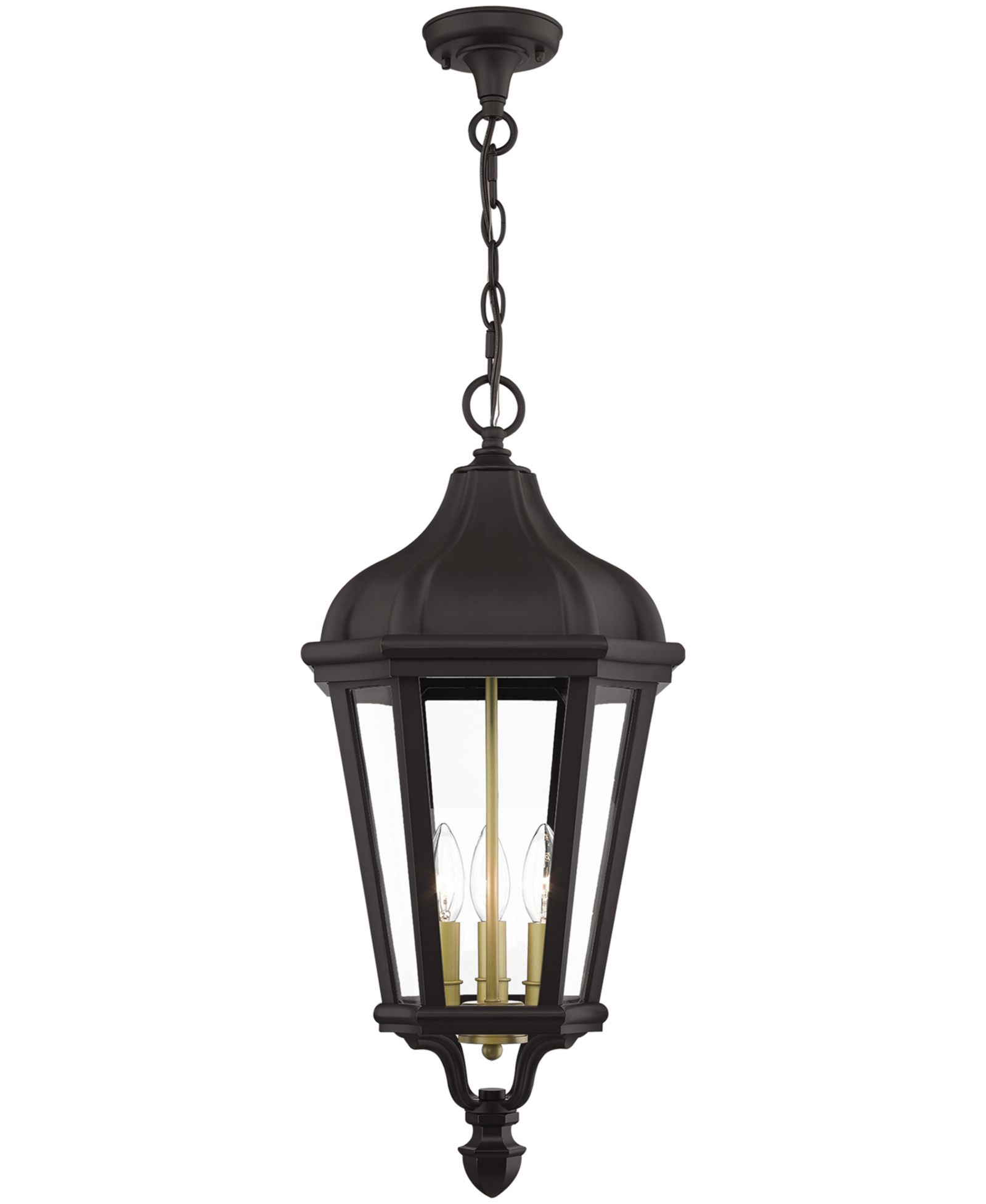 Livex Morgan 3 Light Outdoor Pendant Lantern