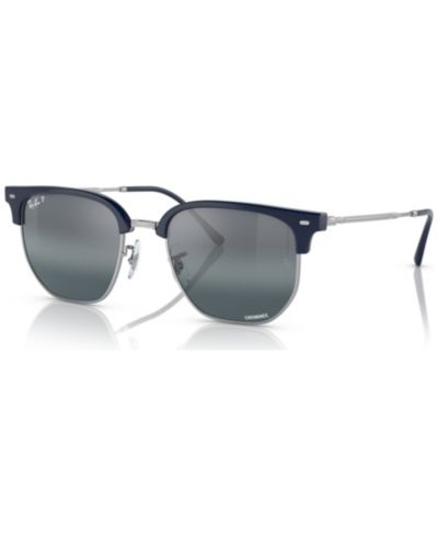 Blue on Silver-Tone