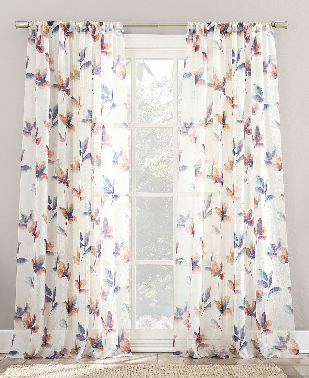No. 918 штора Ellie с цветочным принтом
