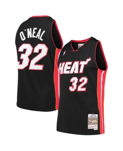 Мужская и женская джерси Shaquille O'Neal Miami Heat Mitchell & Ness Hardwood Classics Swingman, черная