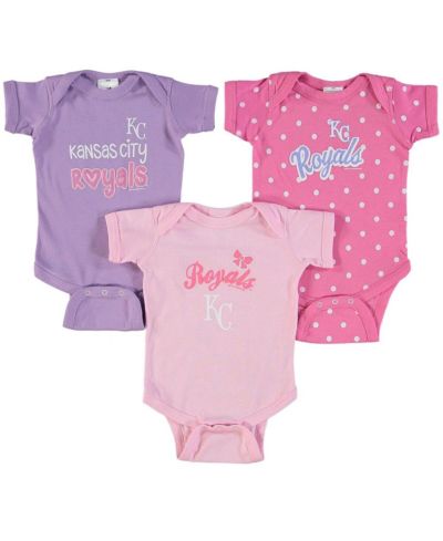Комплект боди Soft As A Grape Pink Purple Kansas City Royals