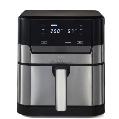 Аэрофритюрница Uber Appliance Air fryer XL Premium - 7 Quart из нержавеющей стали, без PFOA/PTFE, керамическое антипригарное покрытие
