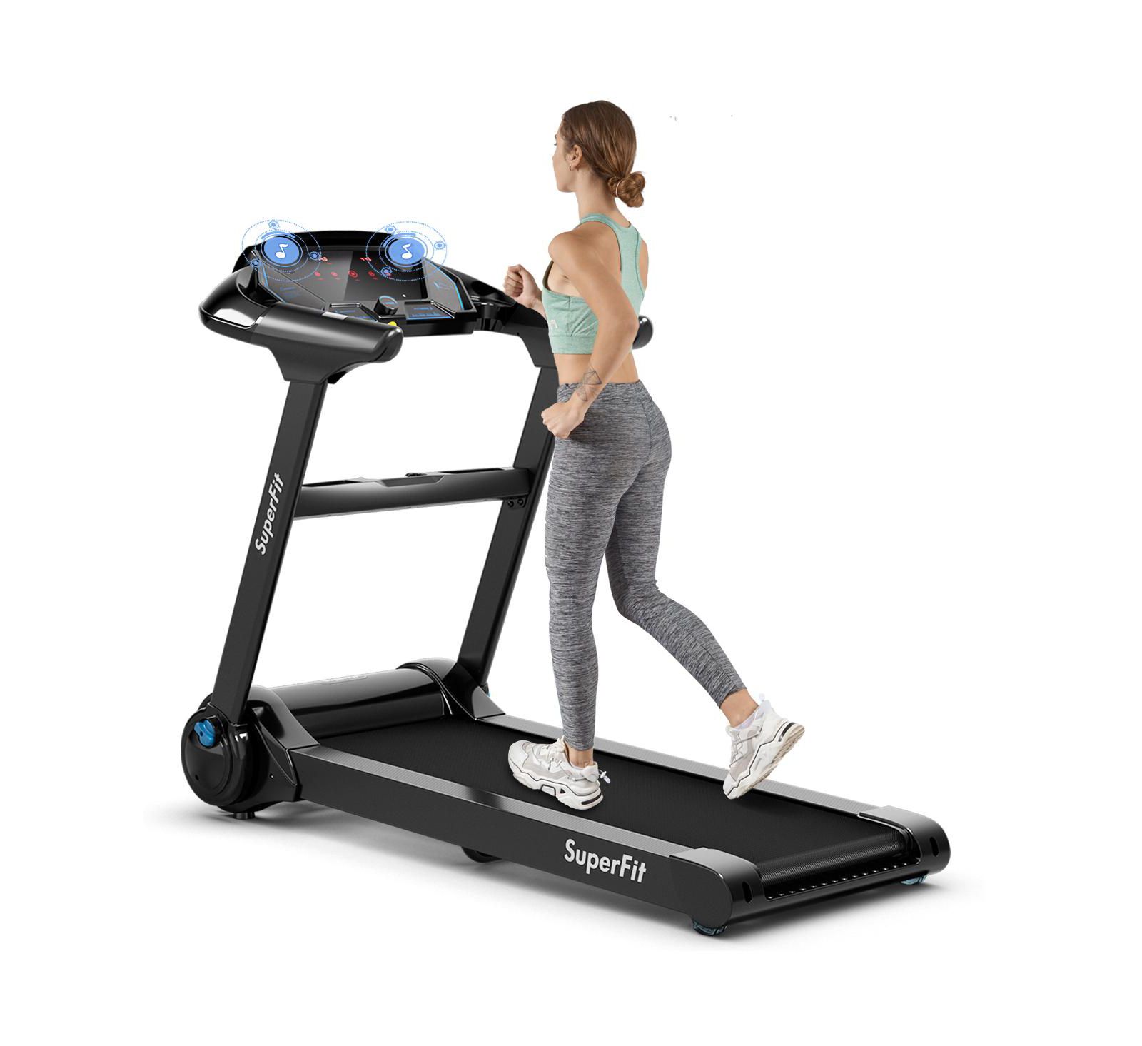 2.25HP Folding Treadmill Running Machine LED Touch Display