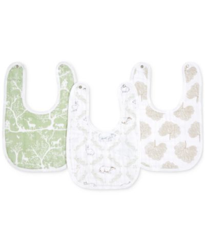 Детские нагрудники aden by aden + anais Baby Boys or Baby Girls Harmony Essential Muslin Bibs, Pack of 3