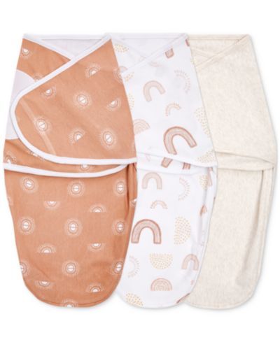 aden by aden + anais Детские пеленки-коконы Wrap Swaddles для девочек, набор из 3 шт.