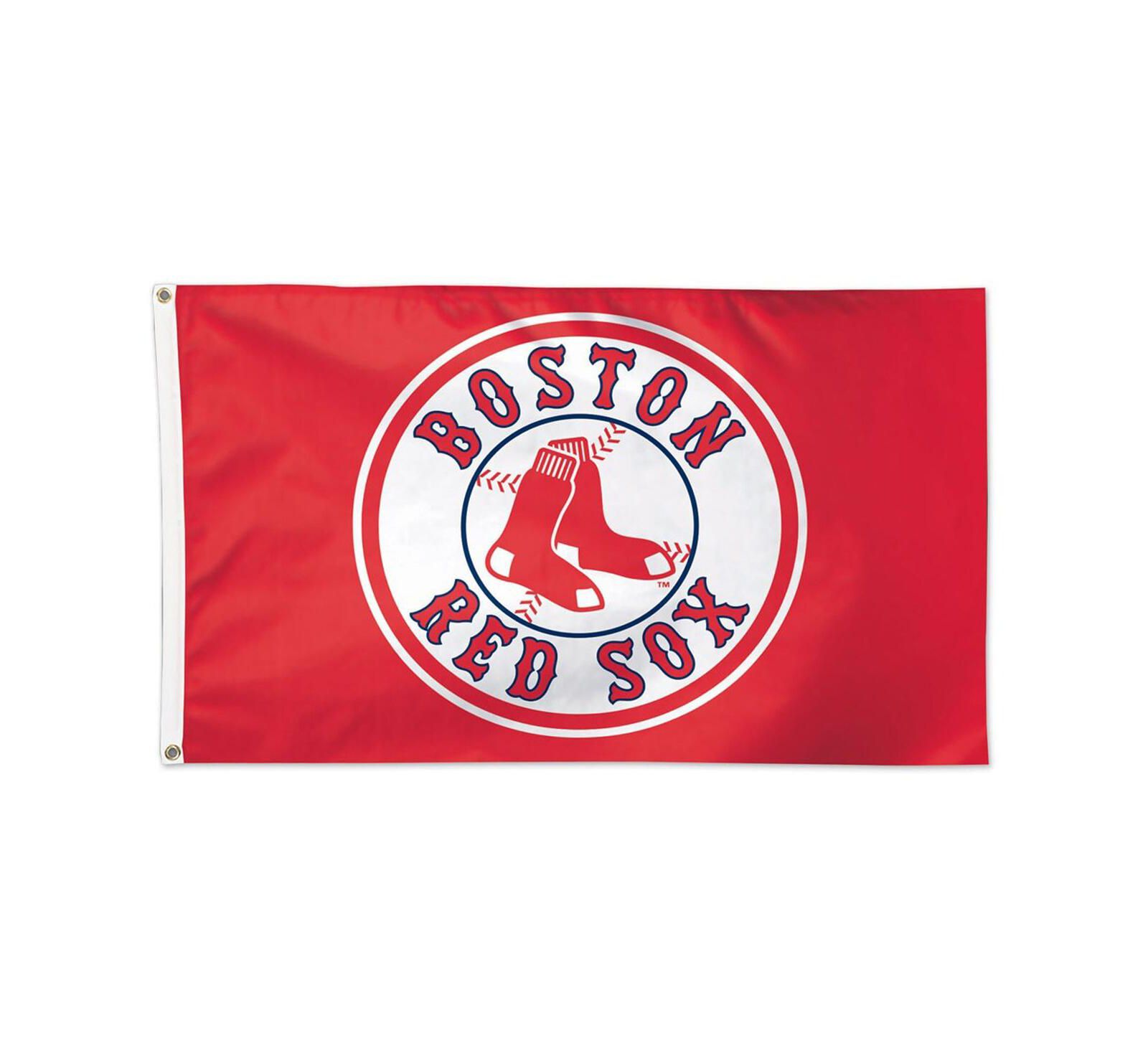 Флаг Wincraft Boston Red Sox Circle Logo Deluxe 3' x 5'