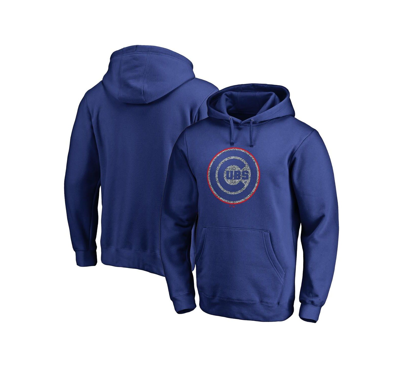 Men's Fanatics Royal Chicago Cubs Static Logo Pullover Hoodie