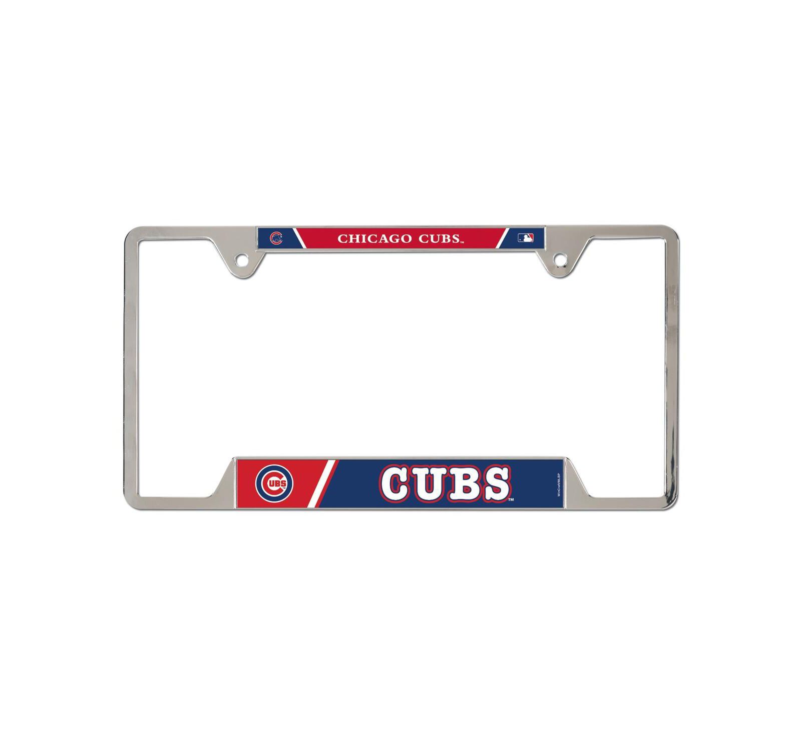 Wincraft Chicago Cubs Primary Logo Metal License Plate Frame