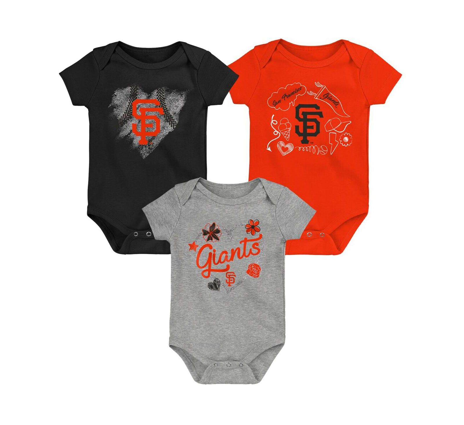 Комплект боди Outerstuff San Francisco Giants для новорожденных