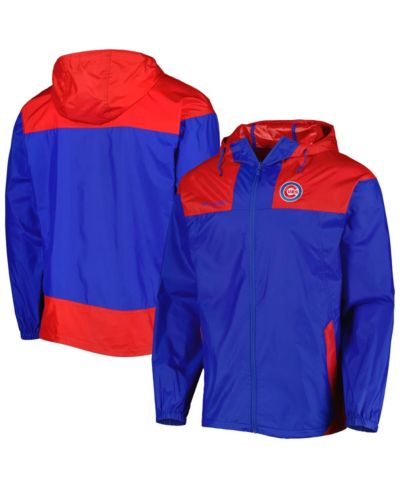 Мужская ветровка Columbia Royal Red Chicago Cubs Omni-Shade Flash Forward Challenger, на молнии