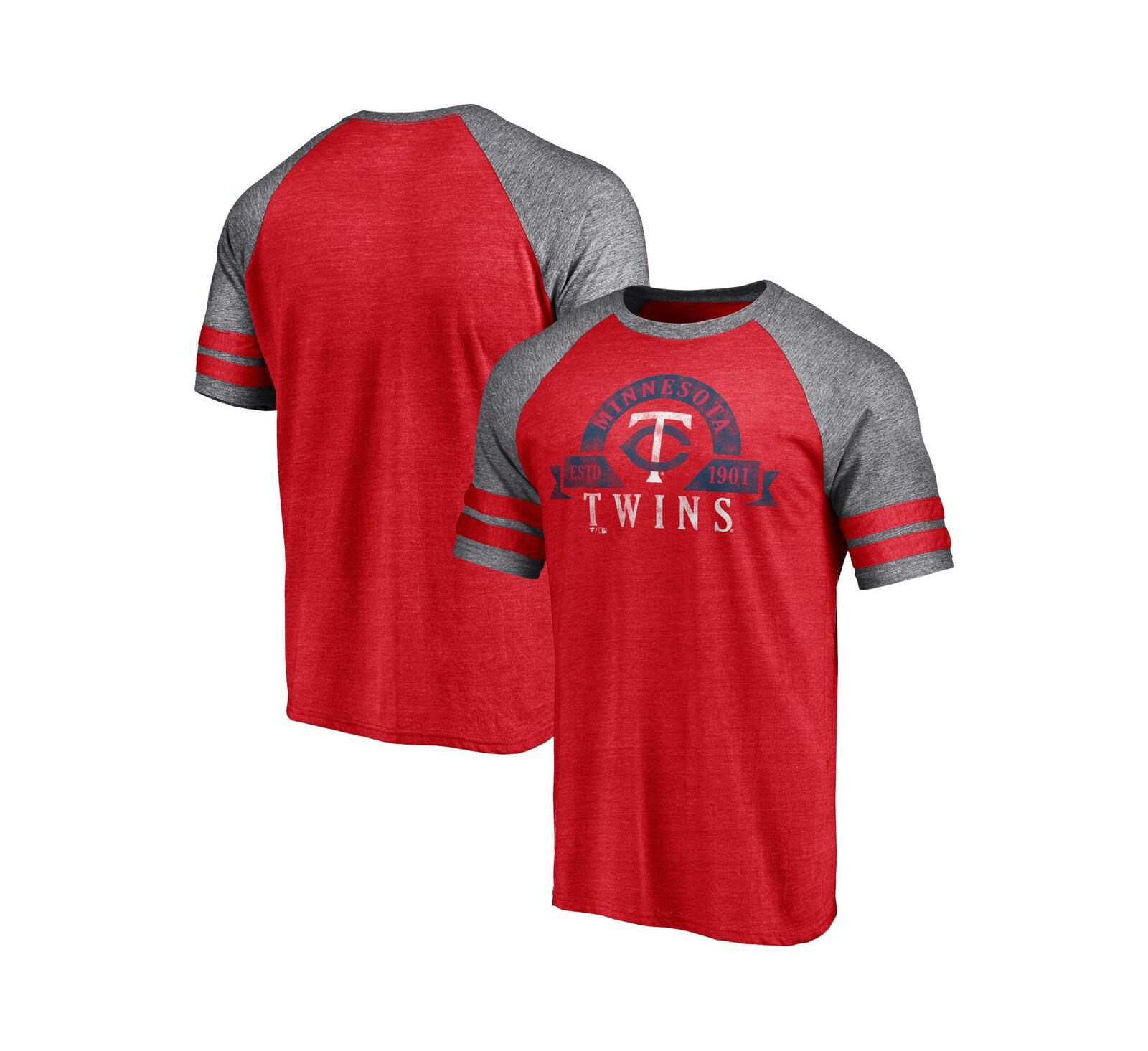 Мужская футболка Fanatics Minnesota Twins двухцветная