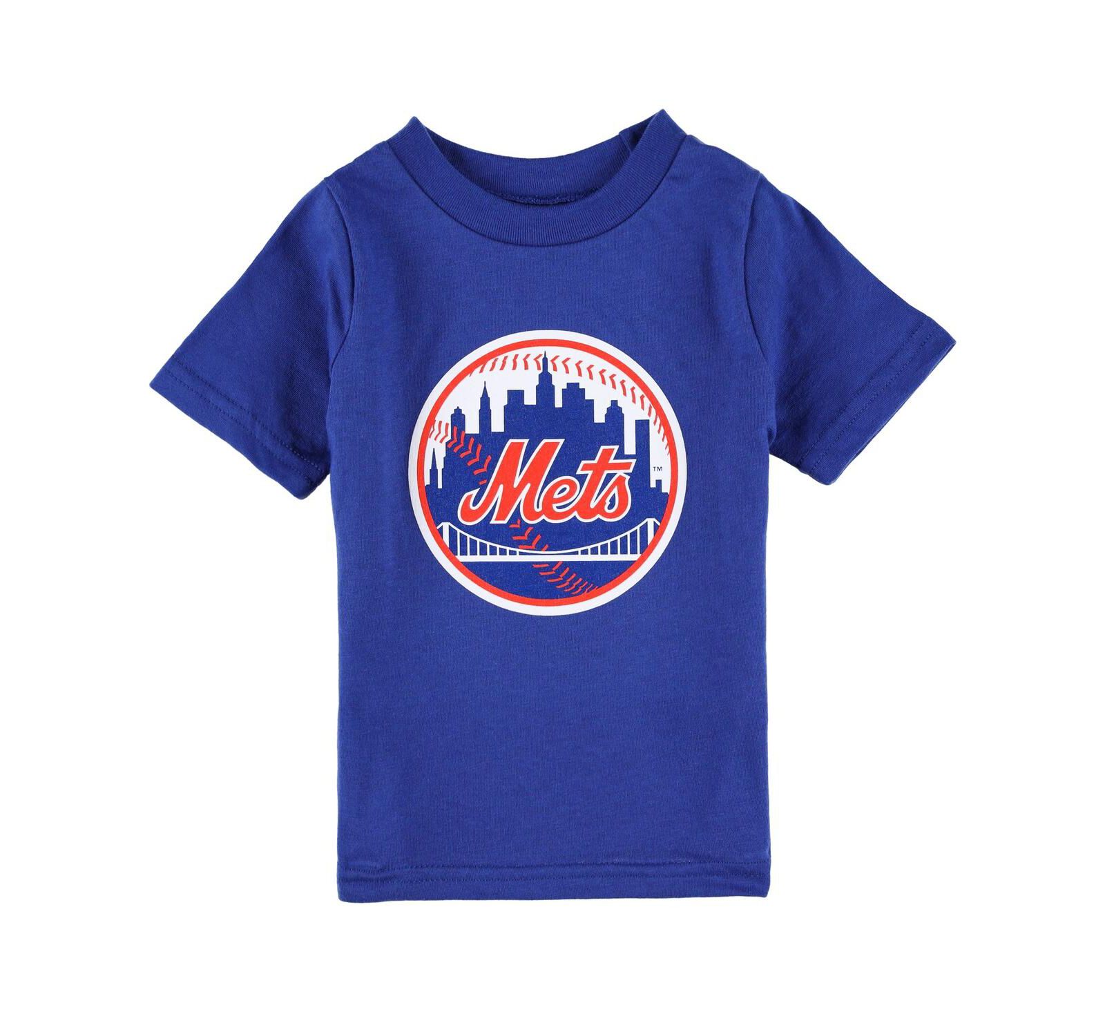 Детская футболка Outerstuff Royal New York Mets с логотипом