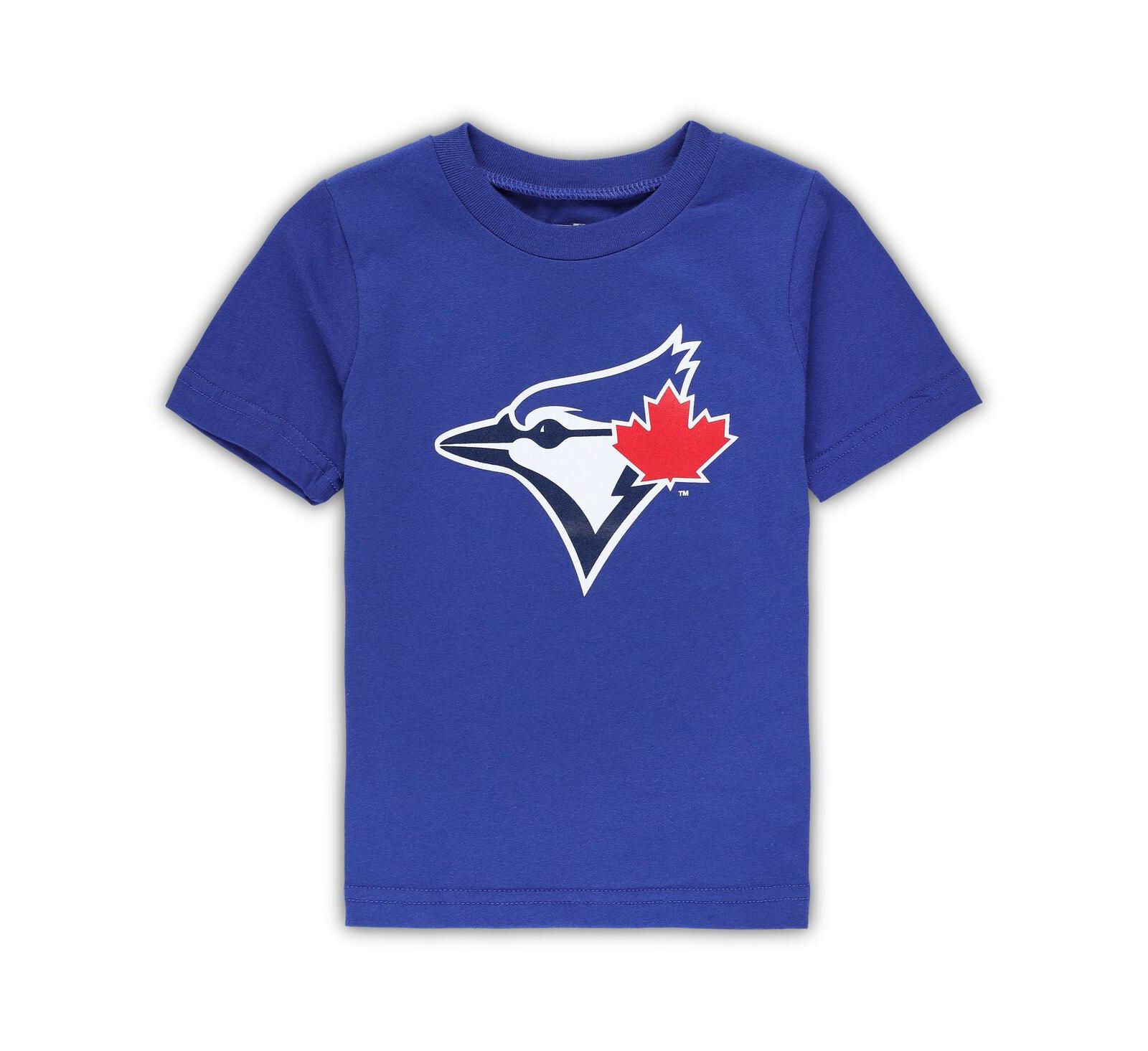 Детская футболка Outerstuff Royal Toronto Blue Jays Team Crew Primary Logo