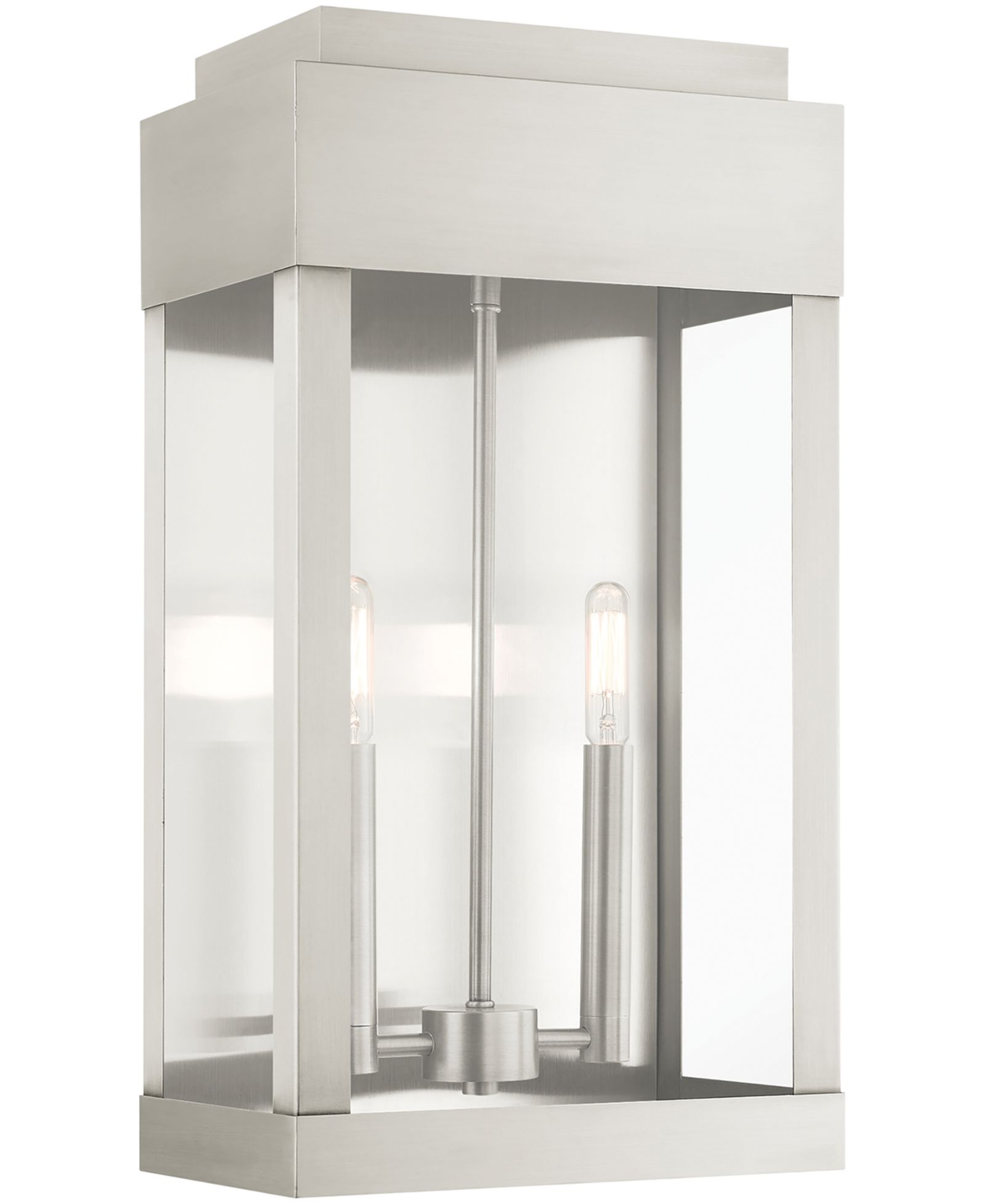 Уличный настенный фонарь Livex York с 2 лампами
