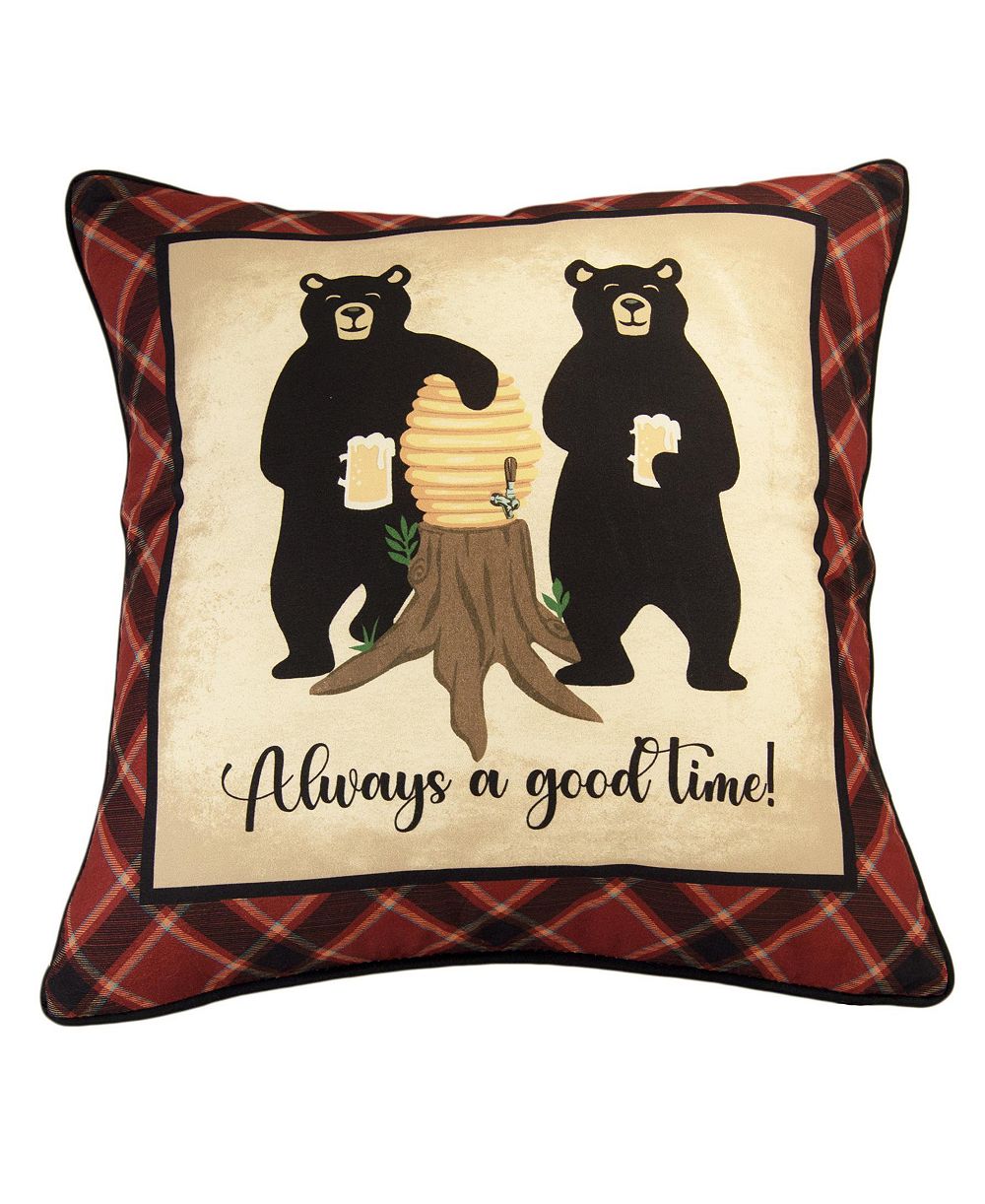 Декоративная подушка Donna Sharp Forest Grove Good Time, 16" x 16"