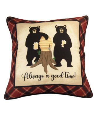 Декоративная подушка Donna Sharp Forest Grove Good Time, 16" x 16"